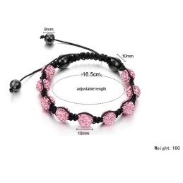 Pulseira De Cristal Feminina De Alta Qualidade Em Formato De Bola