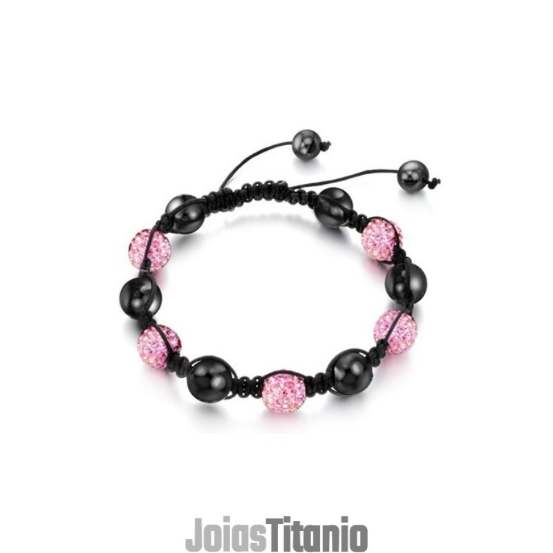 Pulseira Feminina De Cristal Em Formato De Bola, Famosa Por Sua Alta Qualidade