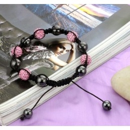 Pulseira Feminina De Cristal Em Formato De Bola, Famosa Por Sua Alta Qualidade