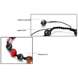 Pulseira Feminina De Cristal Em Formato De Bola, Famosa Por Sua Alta Qualidade