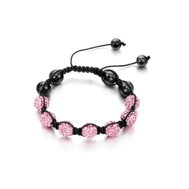 Pulseira De Cristal Em Formato De Bola Feminina Durável Para Uso Pulseira De Cristal Em Formato De Bola Feminina Durável Para Uso