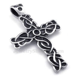 Lindo Colar Masculino Com Pingente De Cruz De Titânio (Corrente Grátis)