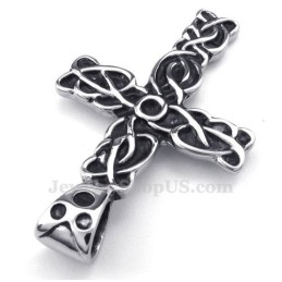 Lindo Colar Masculino Com Pingente De Cruz De Titânio (Corrente Grátis)