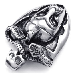 Colar Com Pingente De Máscara De Titânio (Corrente Grátis)