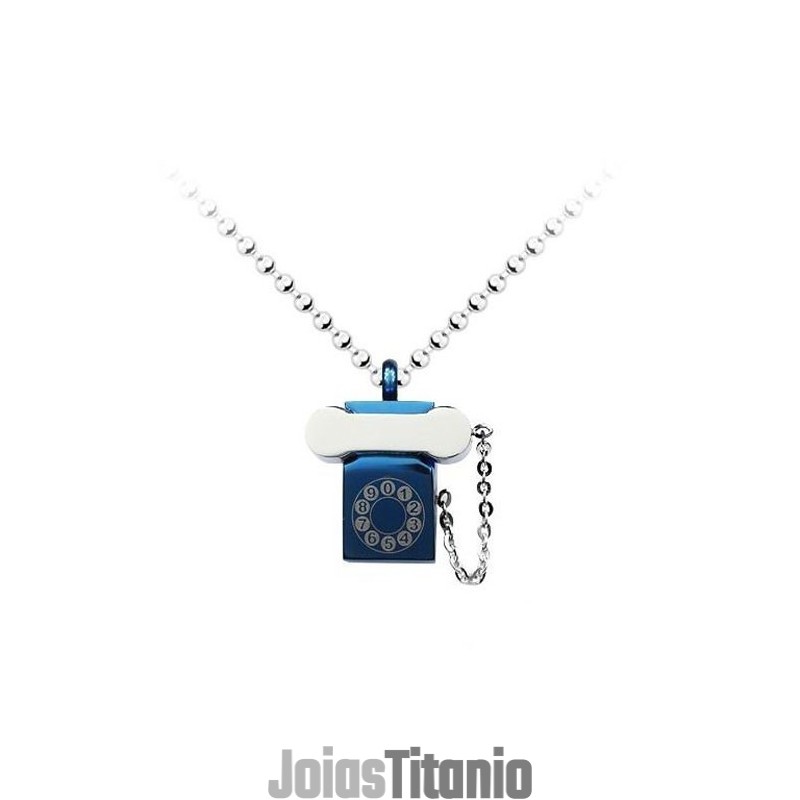 Novo Estilo De Pingente De Telefone De Titânio - Corrente Grátis