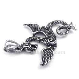 Colar Com Pingente De Pterossauro De Titânio (Corrente Grátis)