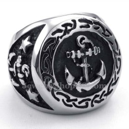 Anel De Âncora De Titânio