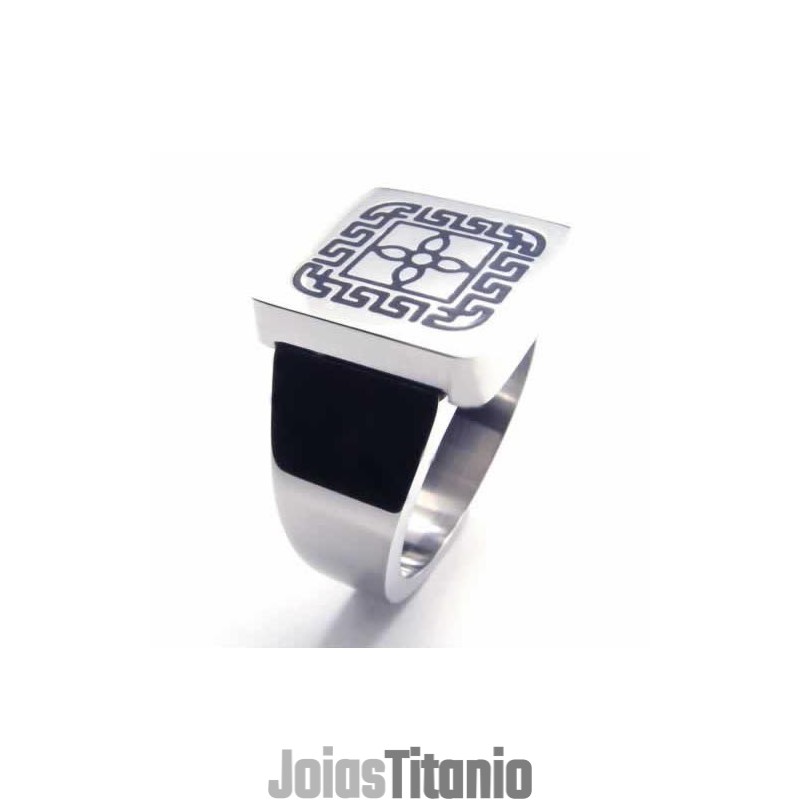 Anel Giratório De Chave Grega De Titânio De 17 Mm Anel Giratório De Chave Grega De Titânio De 17 Mm