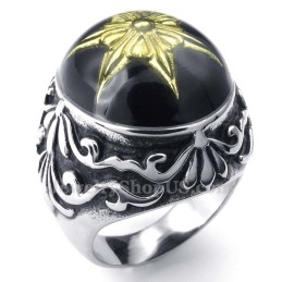 Anel De Titânio Preto