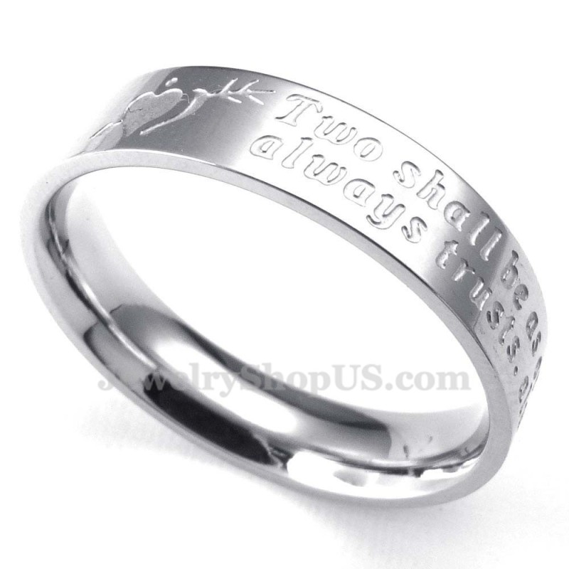 Anel De Titânio Com Uma Flecha No Coração (Masculino) Anel De Titânio Com Uma Flecha No Coração (Masculino)