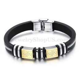 Pulseira Masculina Nova E Elegante De Titânio C932