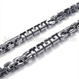 Corrente De Colar De Titânio Masculina Da Moda