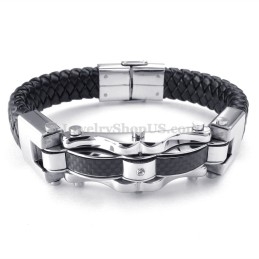 Pulseiras De Titânio Douradas E Pretas Requintadas Para Homens