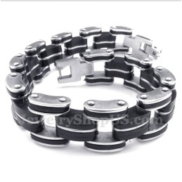 Pulseira De Borracha De Titânio Masculina