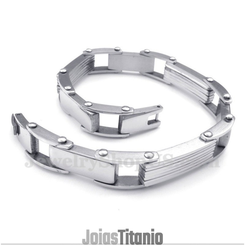Pulseira De Titânio Masculina