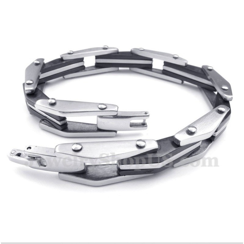 Pulseira Masculina De Titânio Preto Pulseira Masculina De Titânio Preto