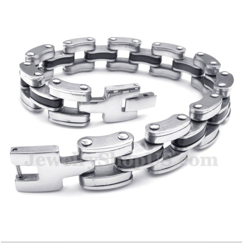 Pulseira Masculina De Titânio Preto Pulseira Masculina De Titânio Preto