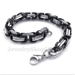 Pulseira Masculina De Titânio Preto