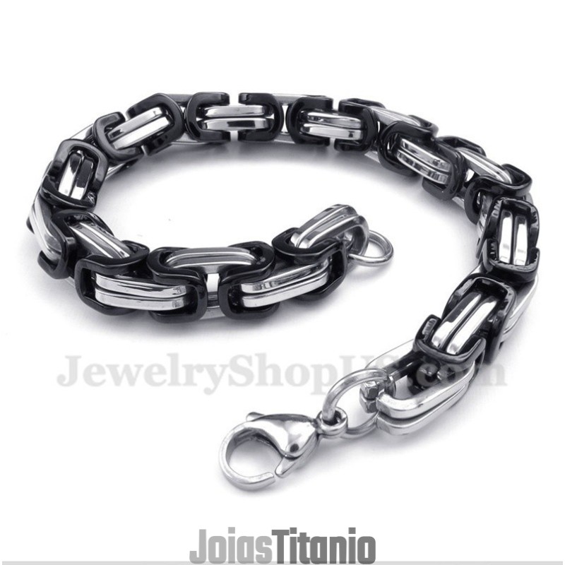 Pulseira Masculina De Titânio Preto Pulseira Masculina De Titânio Preto