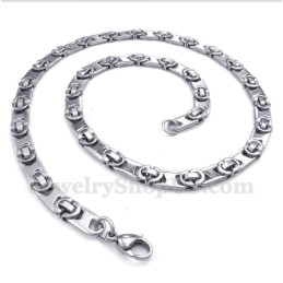 Colar Masculino De Titânio Meia Lua