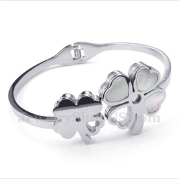 Pulseira Masculina De Titânio Trevo