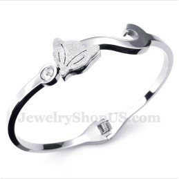 Pulseira Masculina Raposa De Titânio