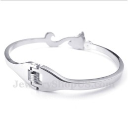 Pulseira Masculina Raposa De Titânio