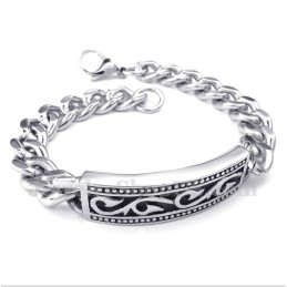 Pulseira Masculina De Titânio Fundido