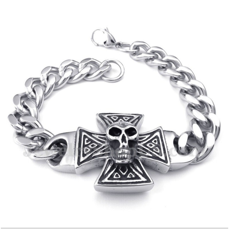 Pulseira Masculina De Titânio Fundido