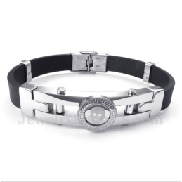 Pulseira De Borracha De Titânio Masculina