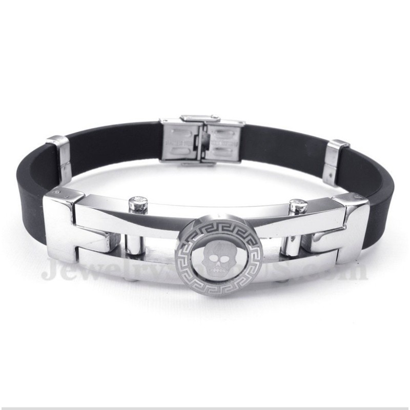 Pulseira De Borracha De Titânio Masculina