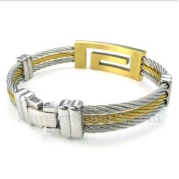 Pulseira De Cabo De Titânio Masculina