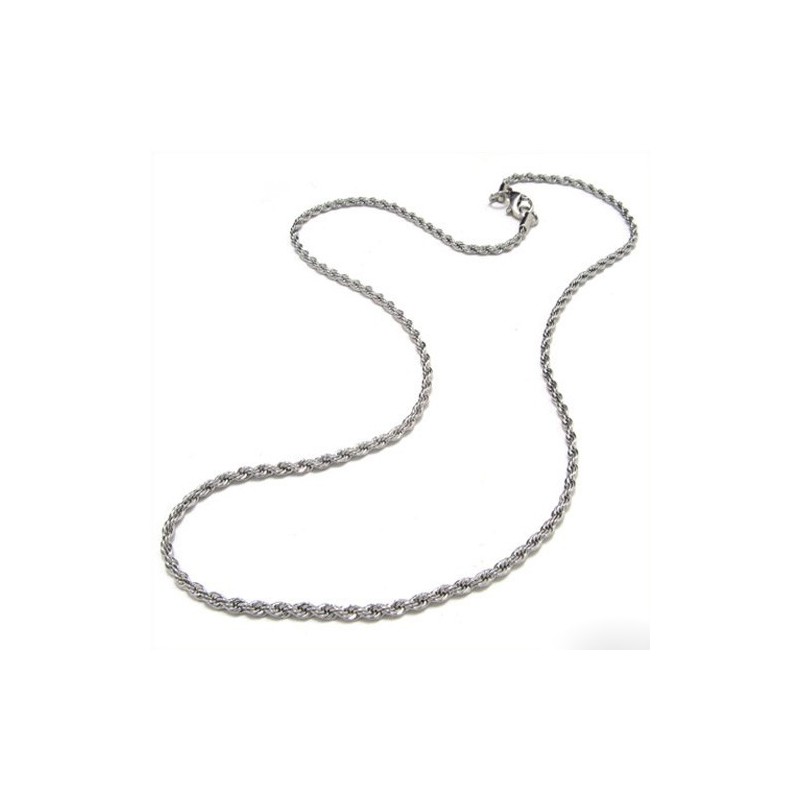 Colar De Corrente Delicada De Titânio De 20,1 Polegadas Com Ondas Colar De Corrente Delicada De Titânio De 20,1 Polegadas Com Ondas