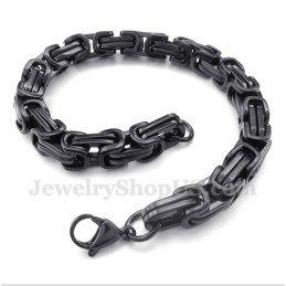 Pulseira Masculina De Titânio Preto