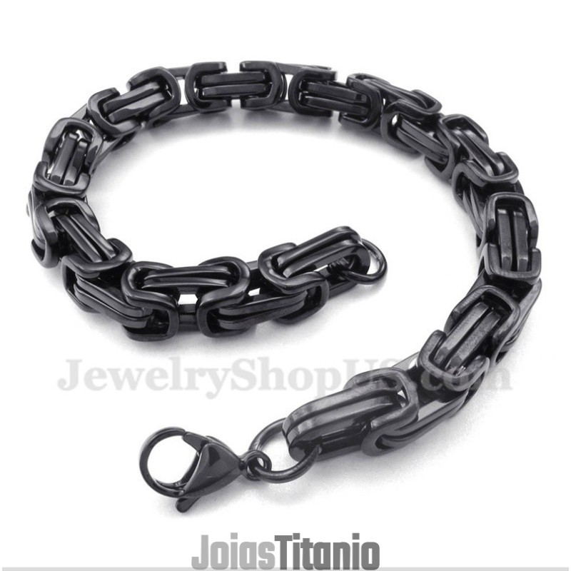 Pulseira Masculina De Titânio Preto Pulseira Masculina De Titânio Preto