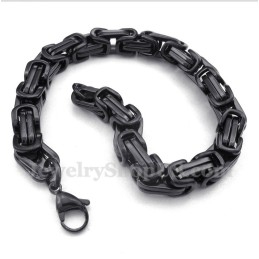 Pulseira Masculina De Titânio Preto