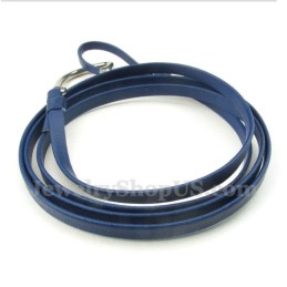 Pulseira Masculina De Couro De Titânio