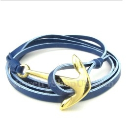 Pulseira Masculina De Couro De Titânio