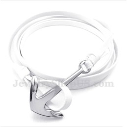 Pulseira Masculina De Couro De Titânio