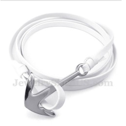 Pulseira Masculina De Couro De Titânio