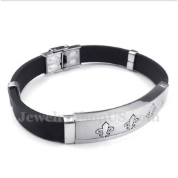 Pulseira De Borracha De Titânio Masculina