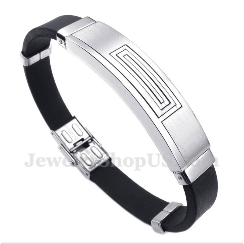 Pulseira De Borracha De Titânio Masculina Pulseira De Borracha De Titânio Masculina