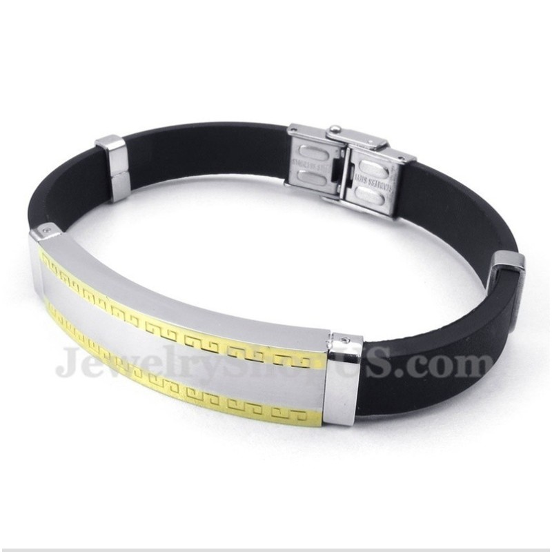 Pulseira De Borracha De Titânio Masculina Pulseira De Borracha De Titânio Masculina