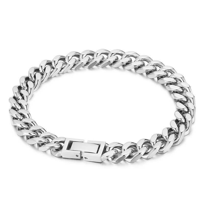 Pulseira Masculina Corrente Titânio