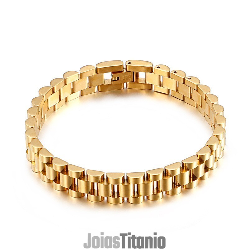 Pulseira De Titânio Chique Para Homens