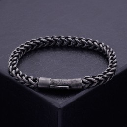Pulseira Masculina De Titânio, Joia Retrô Hip Hop Moderna Para Meninos