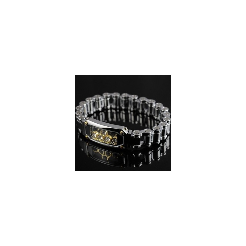 Pulseiras Masculinas De Titânio E Diamante Pulseiras Masculinas De Titânio E Diamante