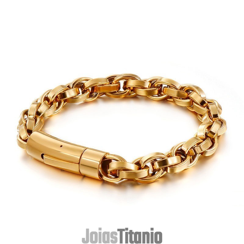 Pulseira De Titânio Para Homens