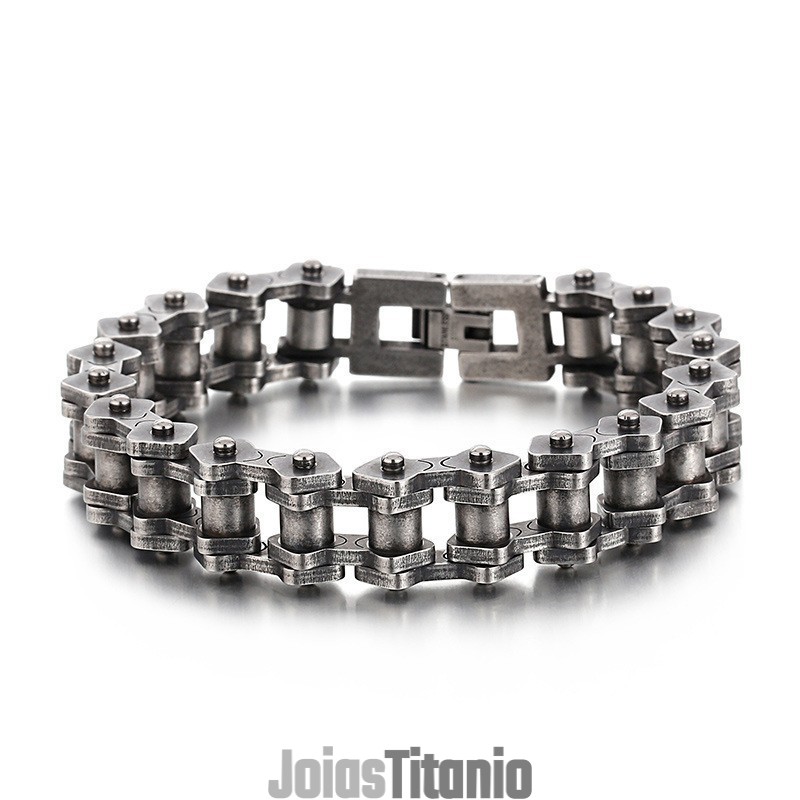 Pulseira De Bicicleta De Titânio, Retrô, Chique, Moda Masculina, Pulseira De Bicicleta