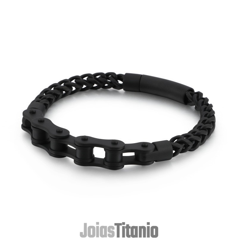 Pulseira De Corrente De Motociclista De Titânio Para Homens E Mulheres Pulseira De Corrente De Motociclista De Titânio Para Homens E Mulheres